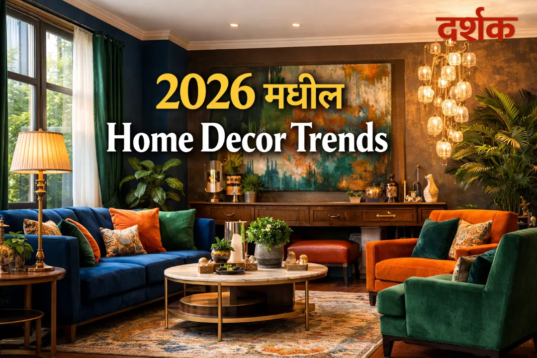 Interior Design | 2026 मध्ये घर सजवण्याचे 10 नवे ट्रेंड